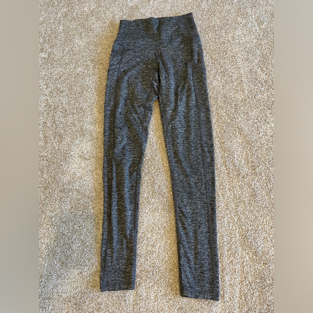 Aerie Hugger Pocket Leggings, Gray Marl, Small